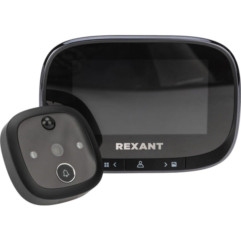 Видеоглазок дверной с дисплеем 4.3 Rexant с функц. записи вид./фот по движ