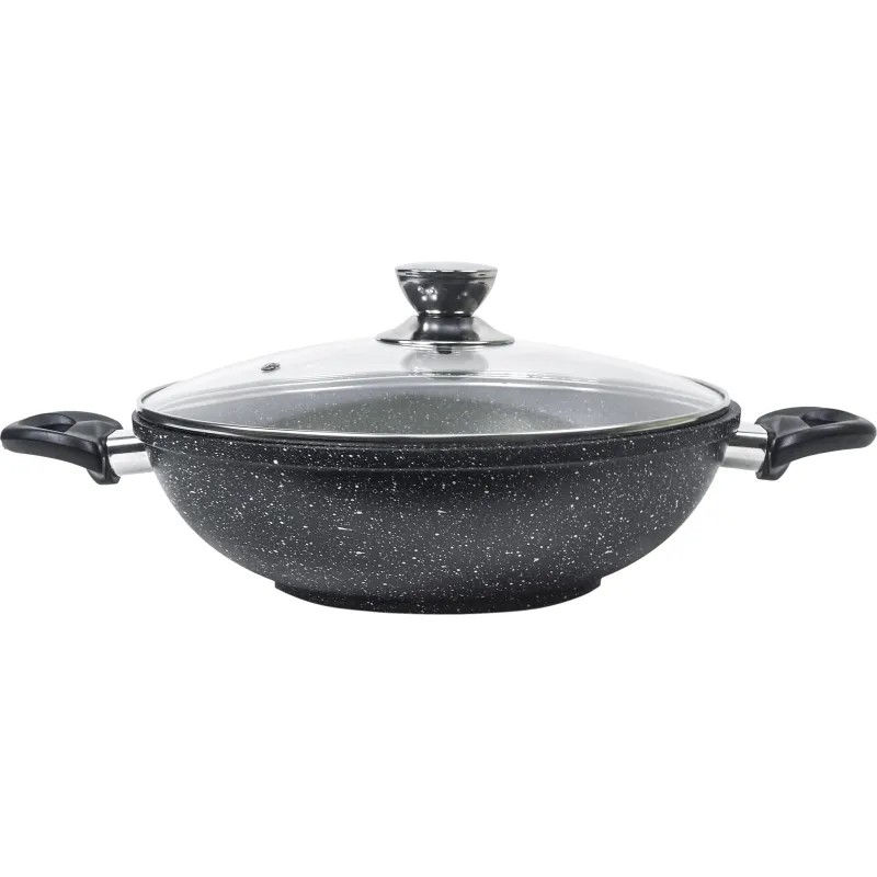 Сотейник WOK 28 см с крышкой Panairo Lordom