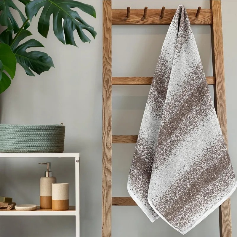 Полотенце махровое УЗБ Филидор,M 50х80 сер,161366