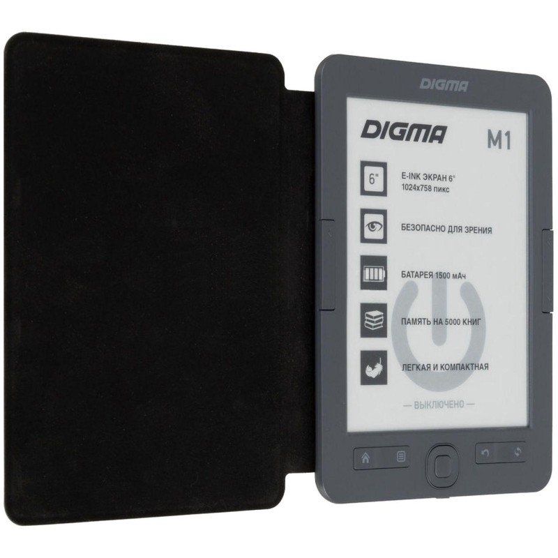 Книга электронная E-book Digma M1 d.gry