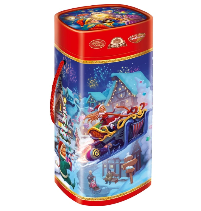 Новогодний сладкий подарок Объединенные кондитеры Звездочётик 800 г