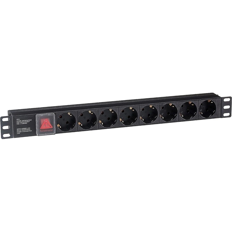 Блок розеток ExeGate ServerPro PDU-19H801 Al-8S-C14-SW (EX280840RUS)