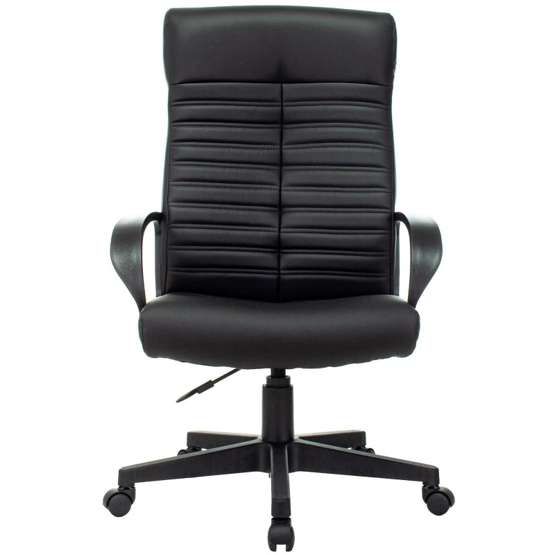Кресло VB_Echair-657 PU кожзам черный пластик