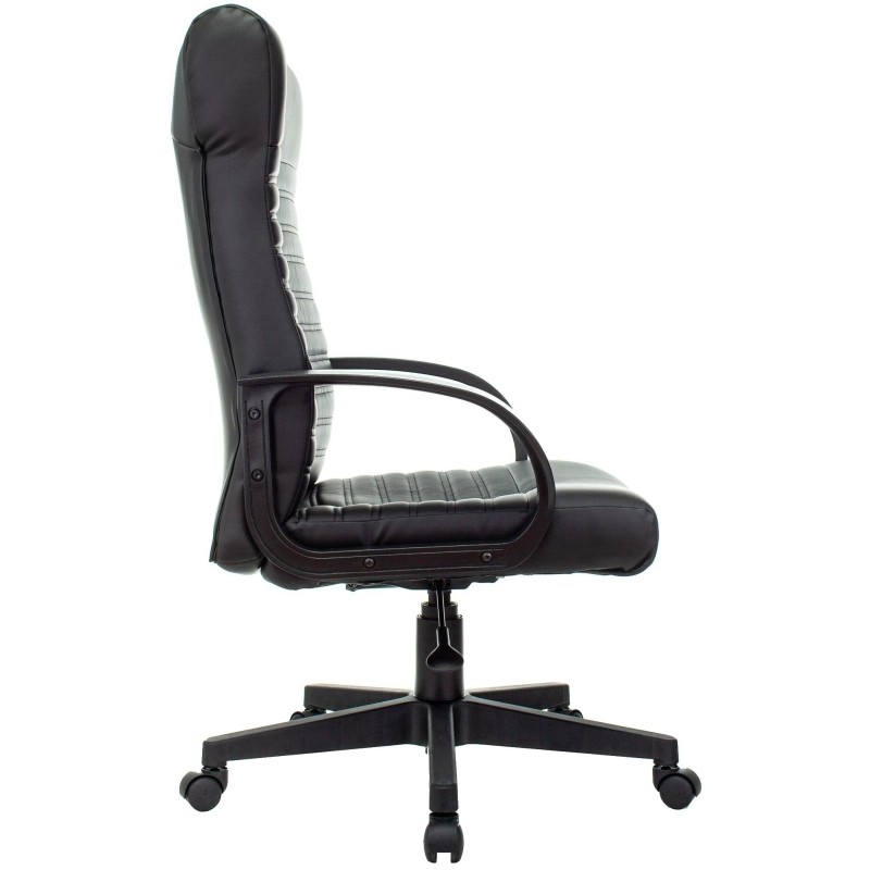 Кресло VB_Echair-657 PU кожзам черный пластик
