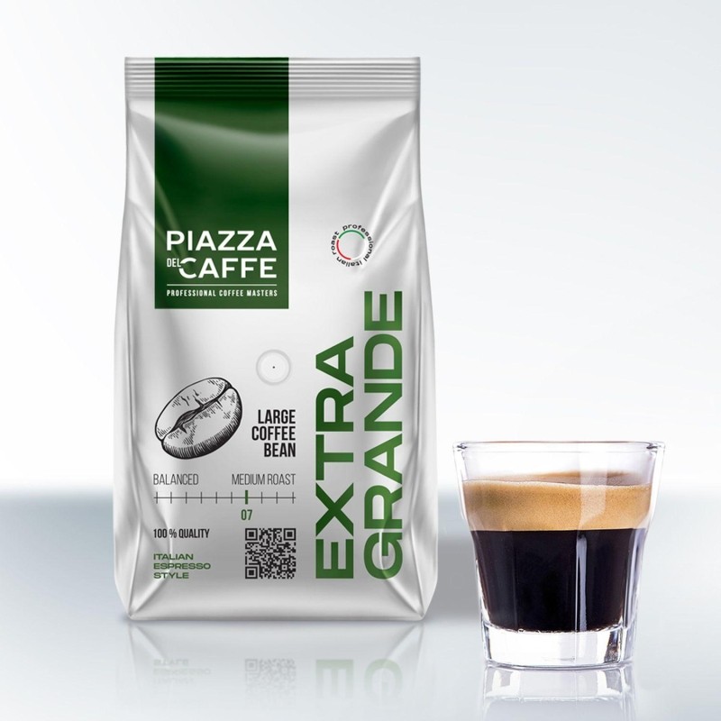 Кофе Piazza del Caffe Extra Grande в зернах 800г., 1871-06