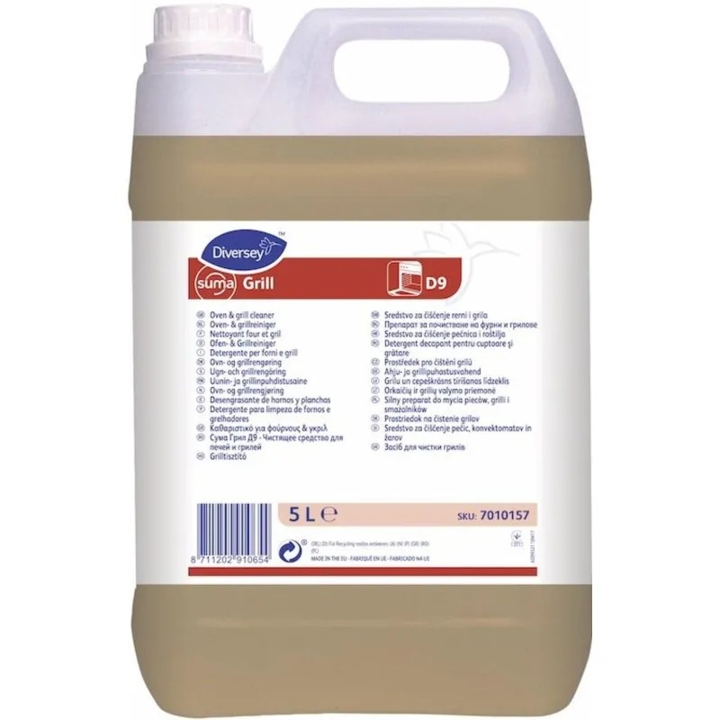 Профхим от пригаров щел д/чист кух обор Diversey/Suma Grill D9, 5л_ПДК