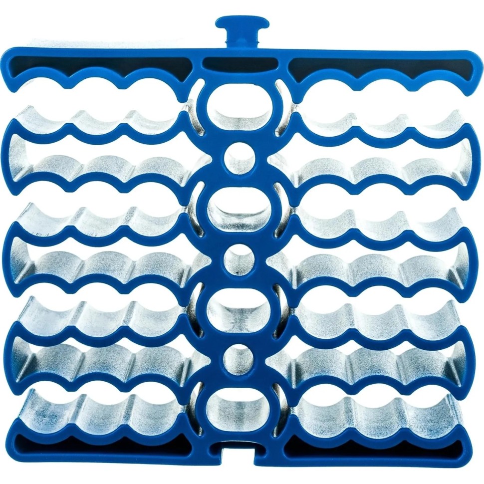 Кабельный органайзер LANMASTER гребенка на 24 кабеля LAN-CCLP24-BL синяя