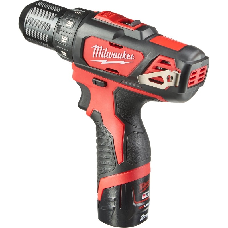 Дрель-шуруповерт акк.M12BDD-202С (Li-Ion2Ач) MILWAUKEE
