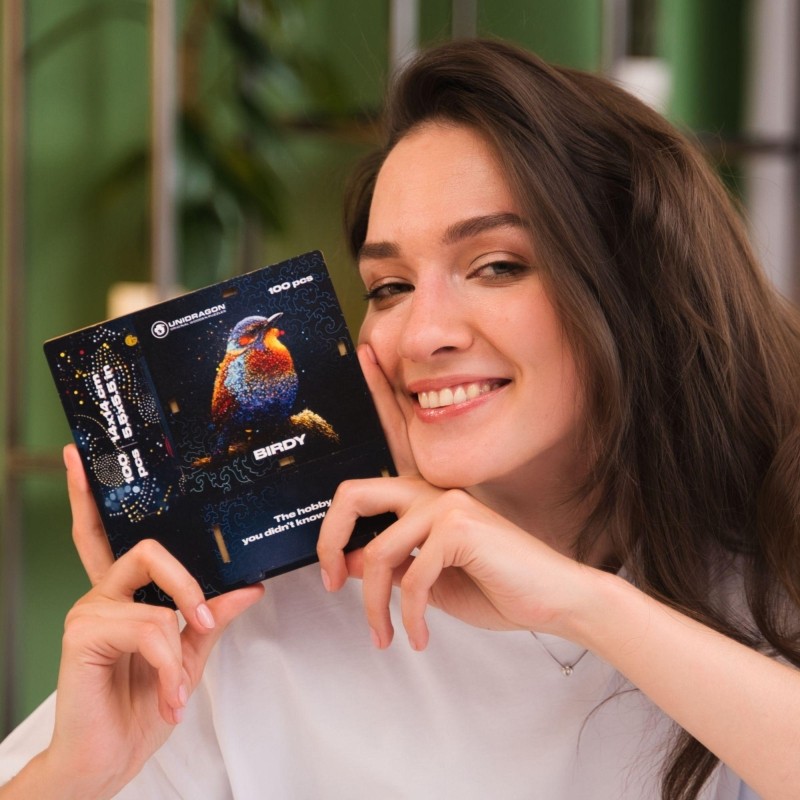 Пазл деревянный UNIDRAGON SMART Пташка 100 дет