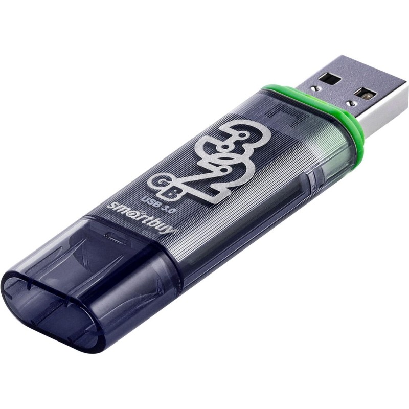 Флеш-память SmartBuy UFD 3.0/3.1 032GB Glossy series Dark Grey(SB32GBGS-DG)