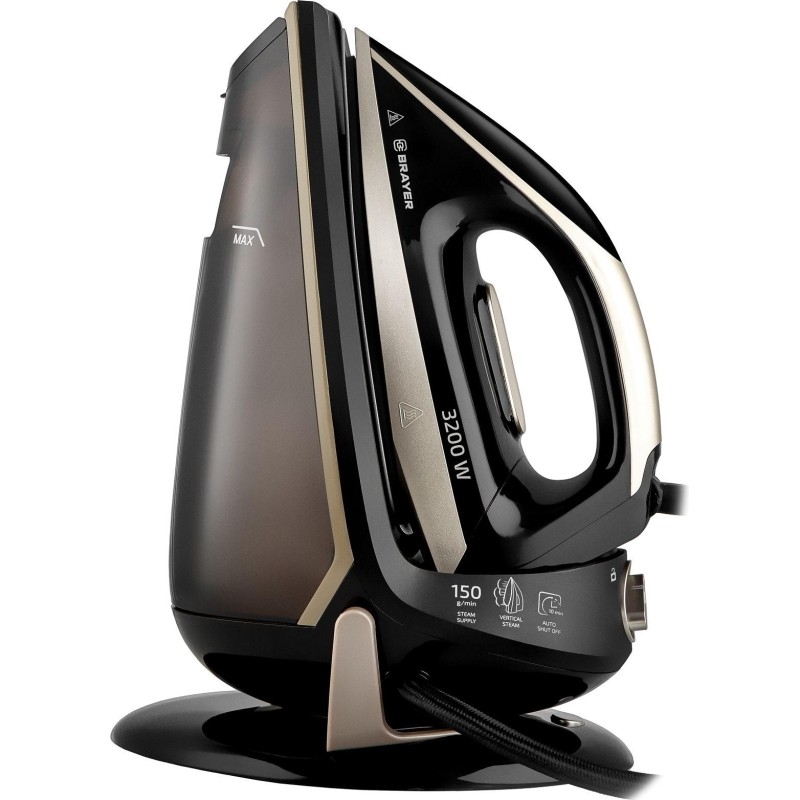 Парогенератор BRAYER 4158BR,3200Вт,керам,OneTemp,давл.7бар,1,4л,верт.отп