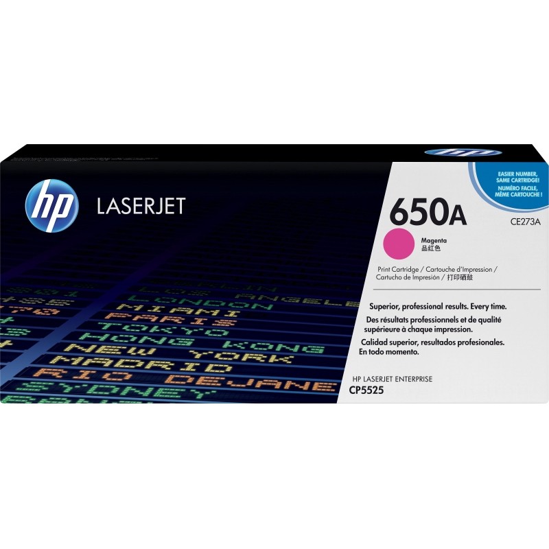 Картридж лазерный HP 650A CE273A пурп. для CLJ CP5525