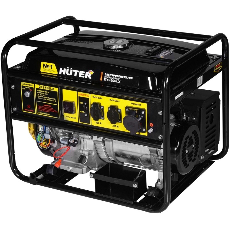 Генератор бензиновый HUTER DY9500LX, 7.5кВт, эл.стартер (64/1/40)