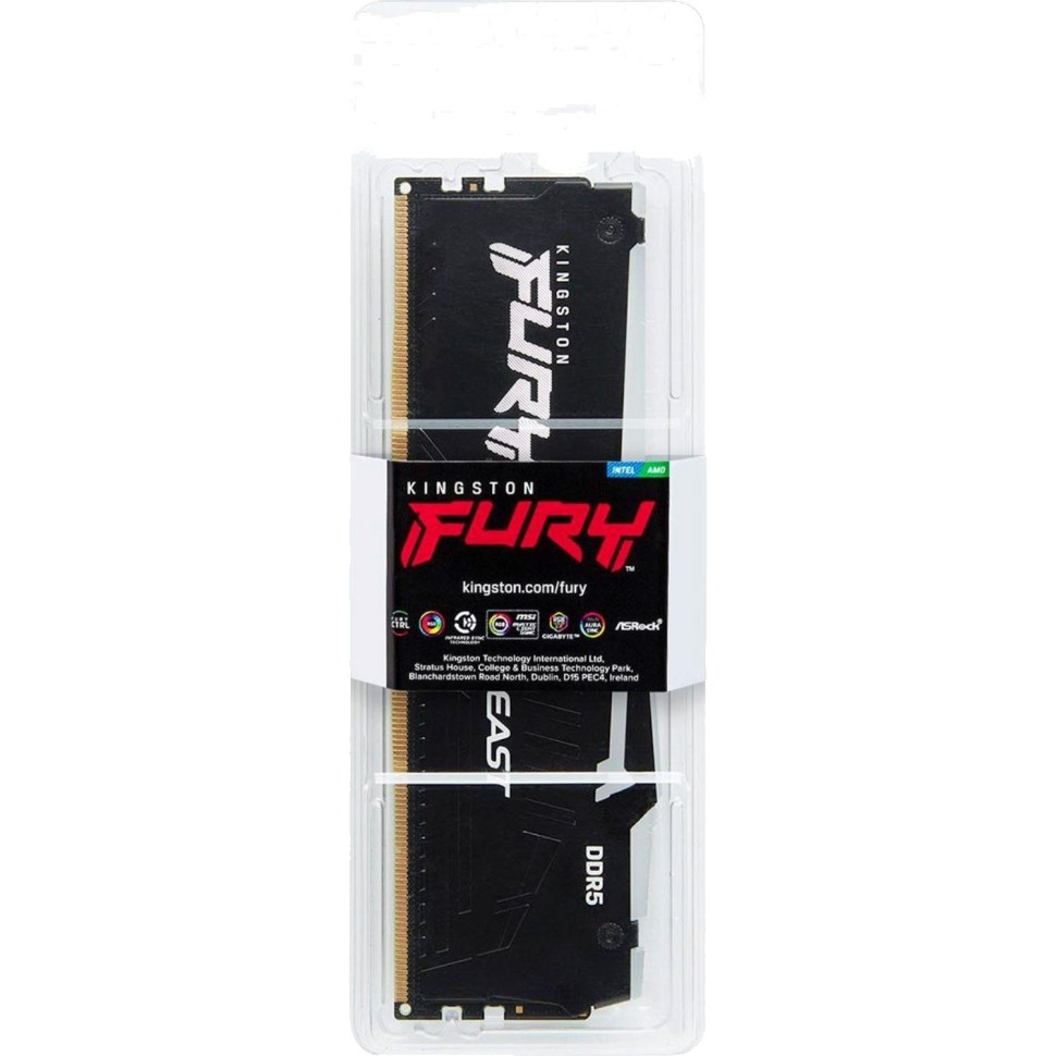 Модуль памяти Kingston FURY RGB XMP (KF552C40BBA-8) DDR5 DIMM 8GB 5200Мгц