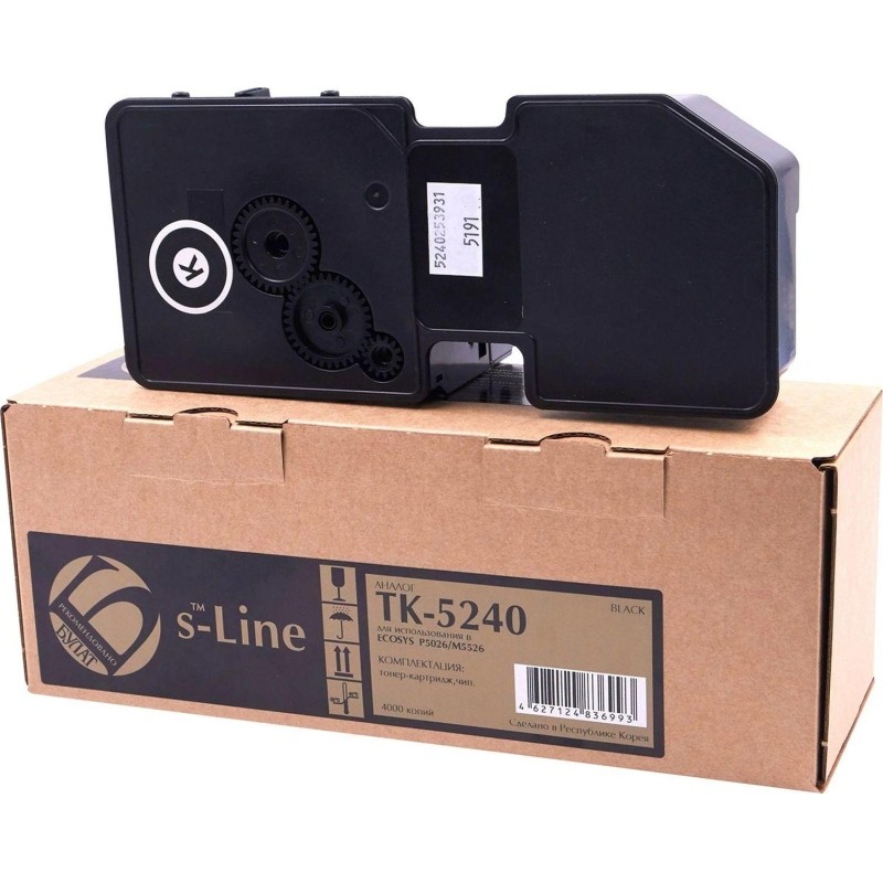 Тонер-картридж БУЛАТ s-Line для Kyocera ECOSYS 4000с Black TK-5240 с чипом
