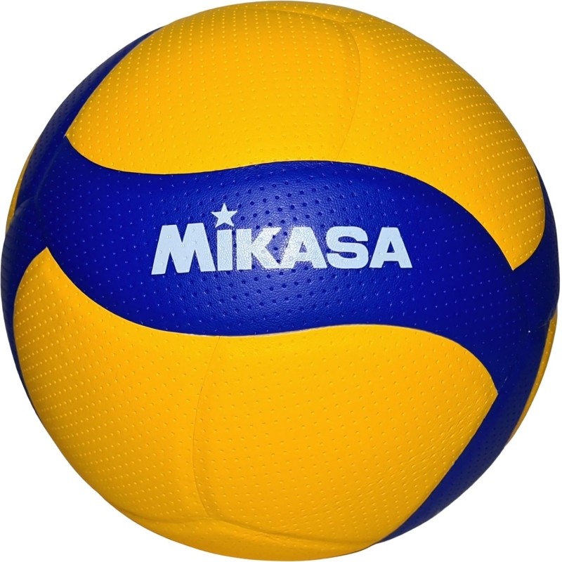 Мяч вол. MIKASA V300W, р.5, FIVB Appr, 18 пан, синт.к.бут.кам, желто-синий