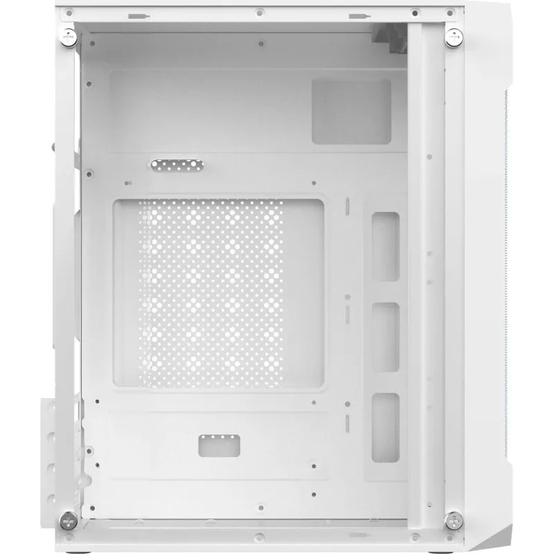 Корпус Оклик белый без БП mATX 1xUSB2.0 1xUSB3.0 audio OCC-MN302F