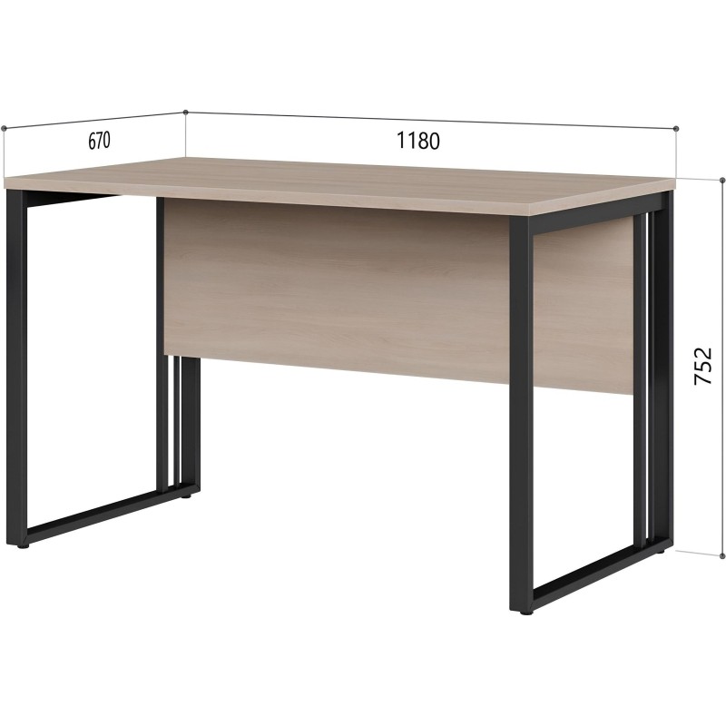 Стол К-Loft 241S001 Ш1180 дуб скандин