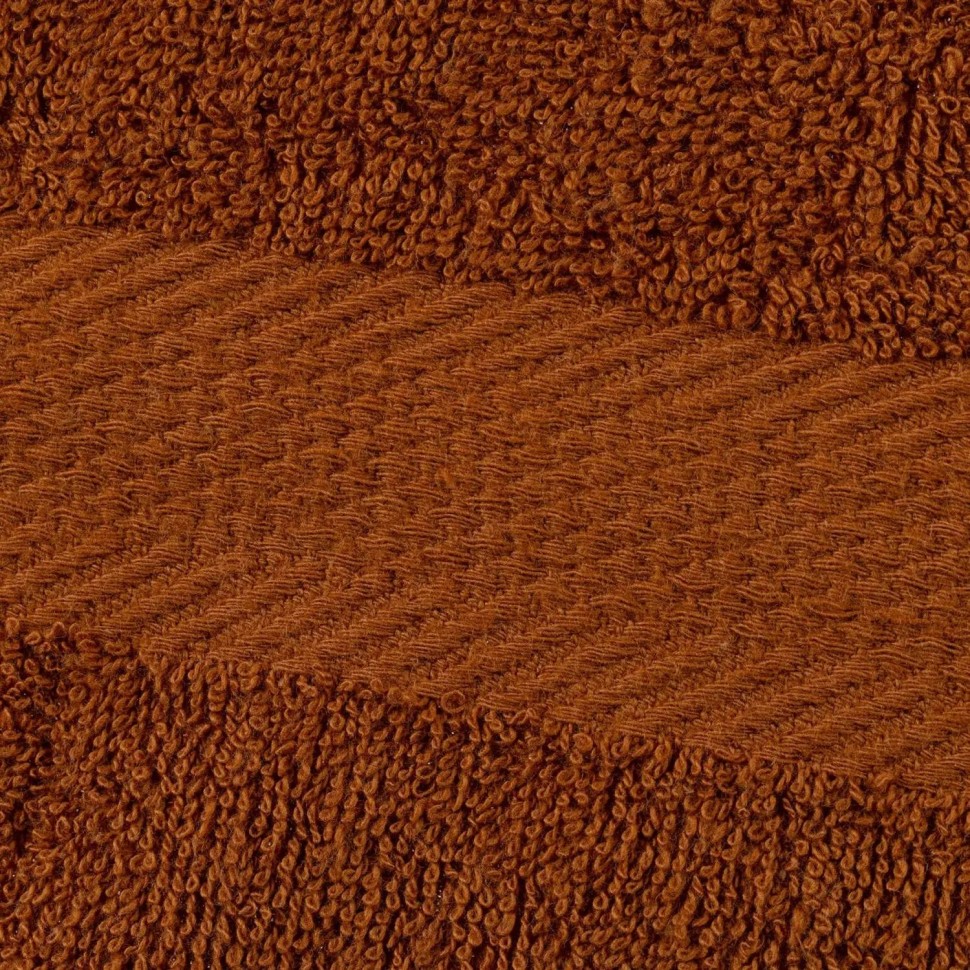 Набор полотенец махровых бордюр 440 г/м2, 40х70 карамель, 10шт