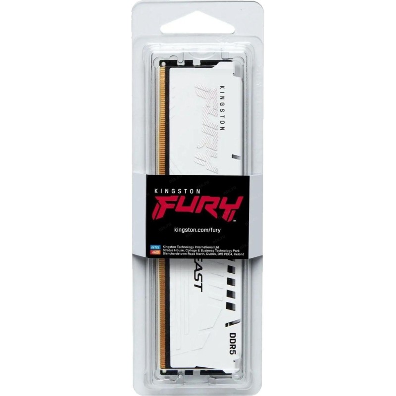Модуль памяти Kingston FURY White DDR5 DIMM 16GB 5600Мгц(KF556C36BWE-16)