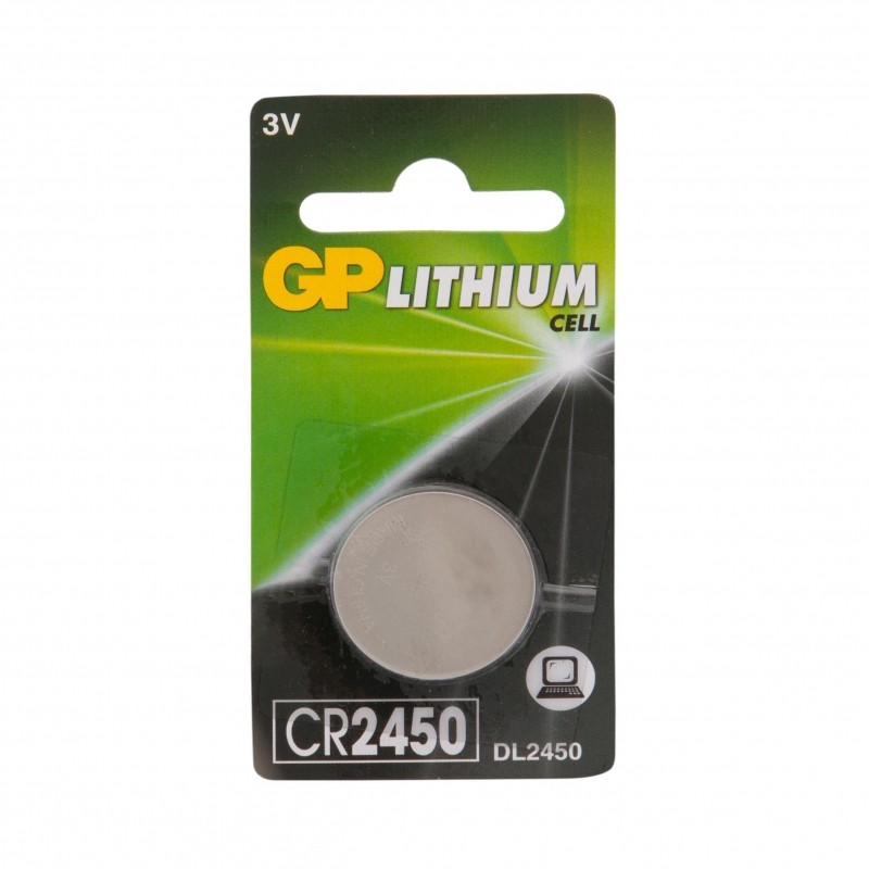 Батарейка GP Lithium CR2450 бл/1шт, CR2450-2C1