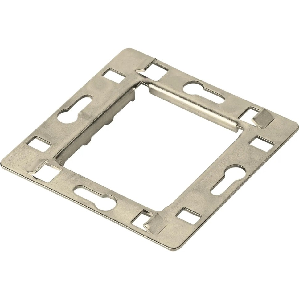 Модуль LANMASTER LAN-FRS45x45/1-WH рамка 1-постовая 45х45, с суппортом, бел