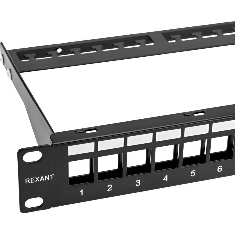 Патч-панель REXANT (02-0053) наборная 19, 1U, 24 порта, UTP REXANT PRO