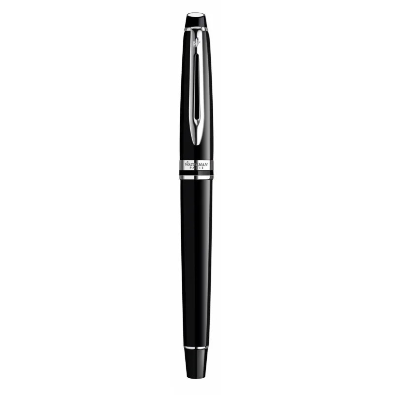 Ручка перьевая Waterman Expert Black CT син,1мм,кор S0951760