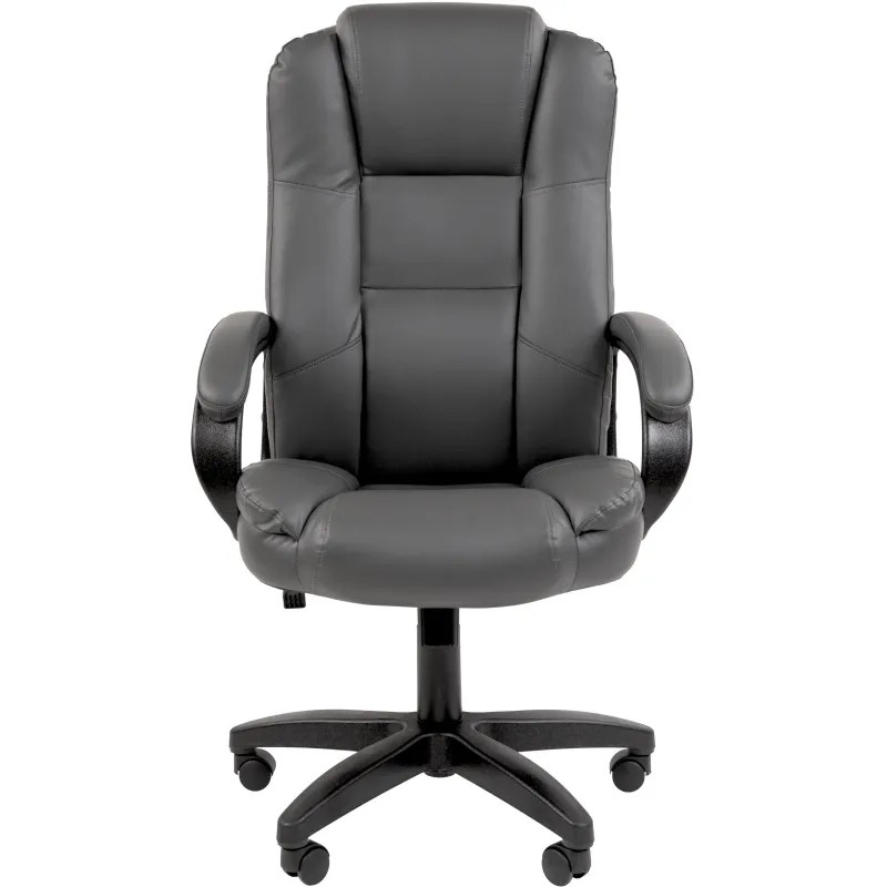 Кресло VT_Chairman 600LT чер.пласт экопремиум серый
