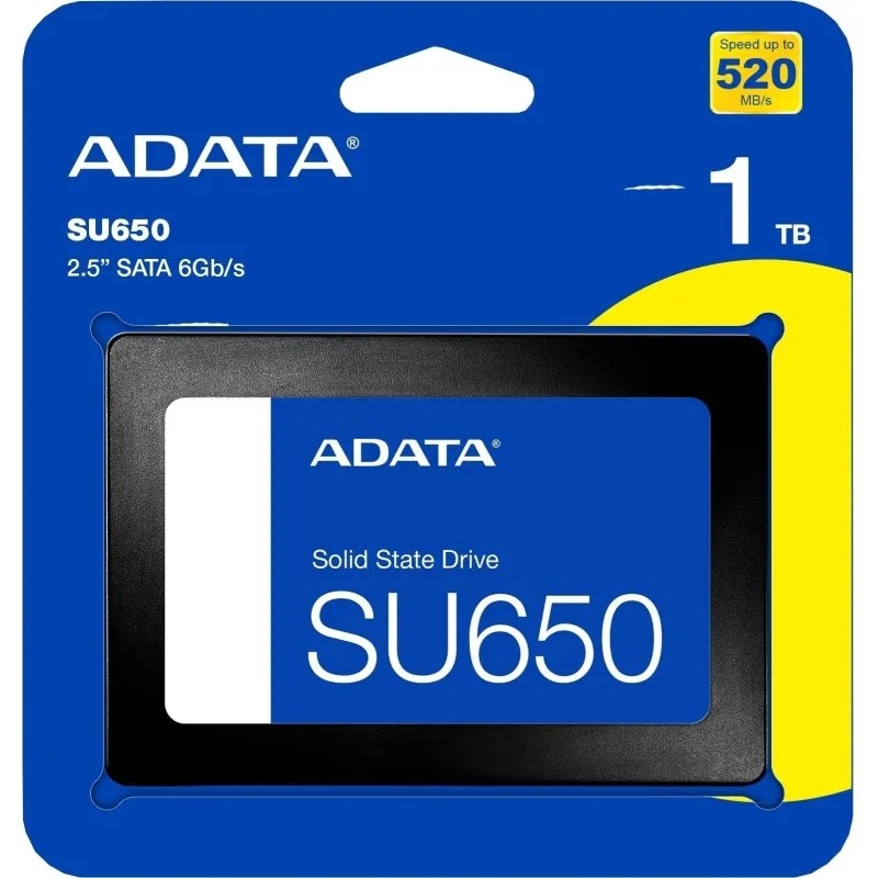 SSD накопитель ADATA SU650 2.5 SATA 1TB(ASU650SS-1TT-R)