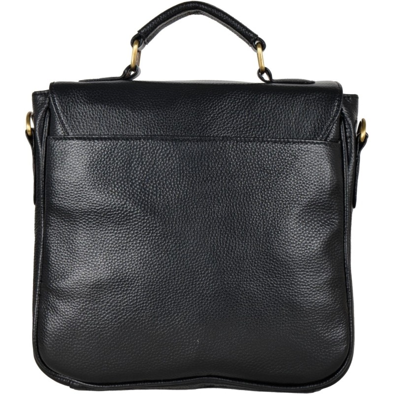 Сумка для документов 5221 Black натур.кожа
