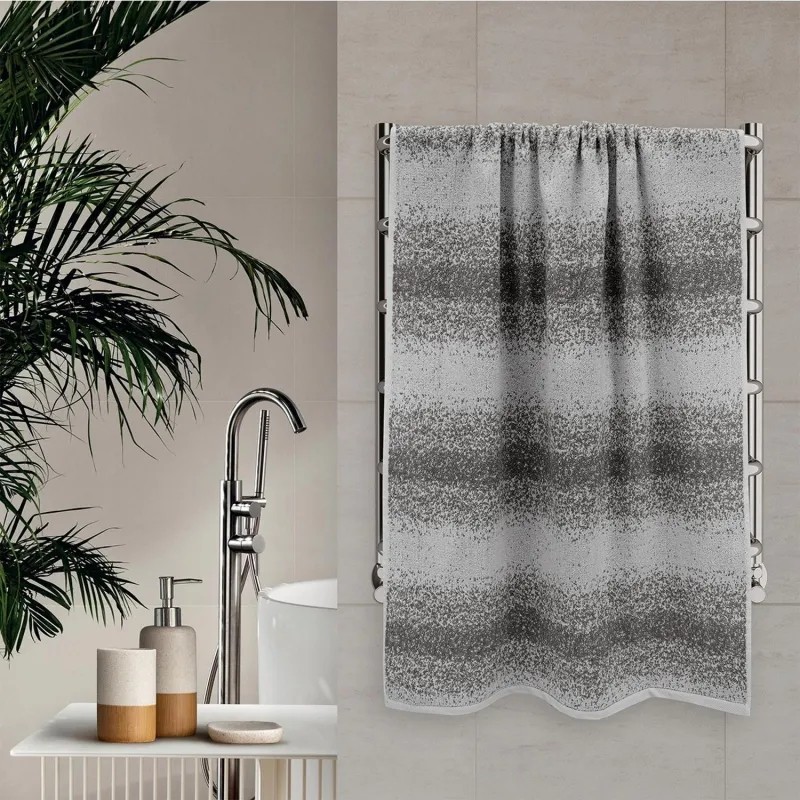 Полотенце махровое УЗБ Филидор, M 50х80 т-сер,161370