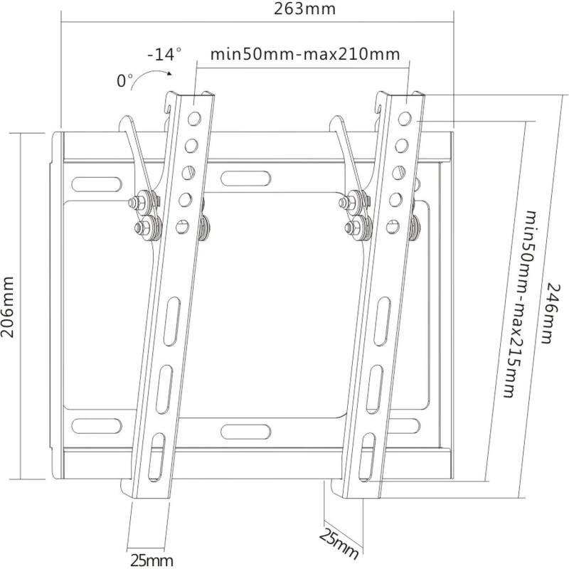 Кронштейн наклонный Digis DSM-3421H (024000)