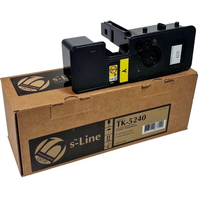 Тонер-картридж Bulat s-Line для Kyocera ECOSYS 3000с Yellow TK-5240 с чипом
