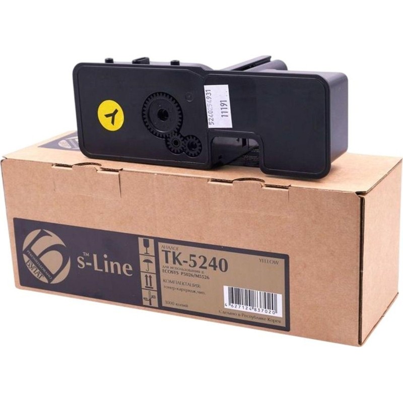 Тонер-картридж Bulat s-Line для Kyocera ECOSYS 3000с Yellow TK-5240 с чипом