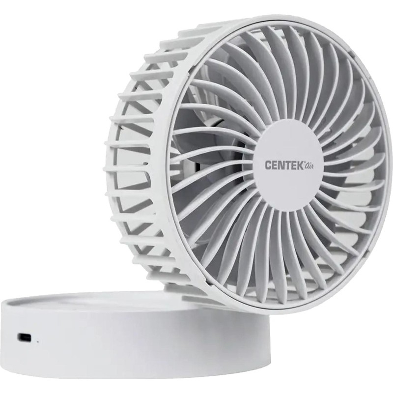 Вентилятор Centek CT-5044,настольный,Аккумулятор 1800мАч/ 4Вт/ 3скор