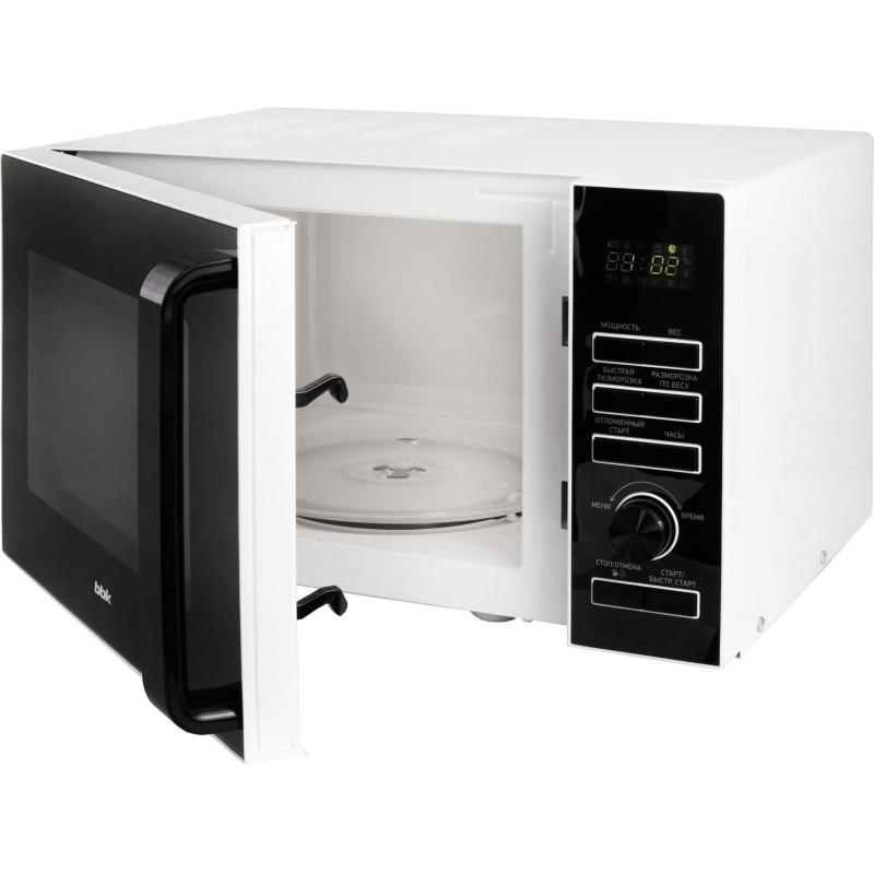 Микроволновая печь BBK 25MWS-970T/WB white 25л, 900Вт