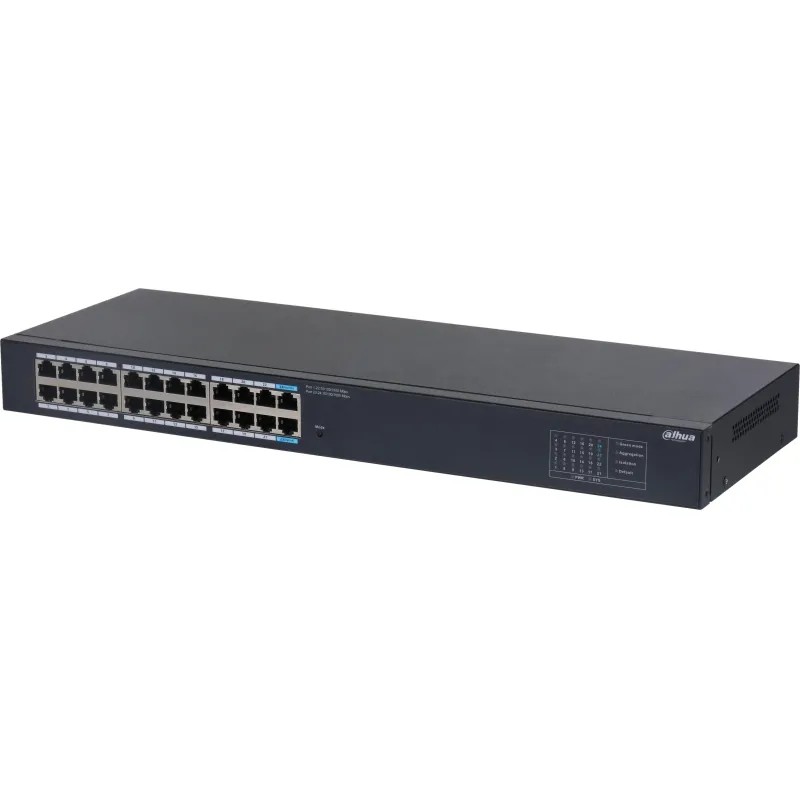 Коммутатор DAHUA DH-SG1024 24-порт гб неуправ, 22xRJ45 1Gb,uplink,48 Гбит/с