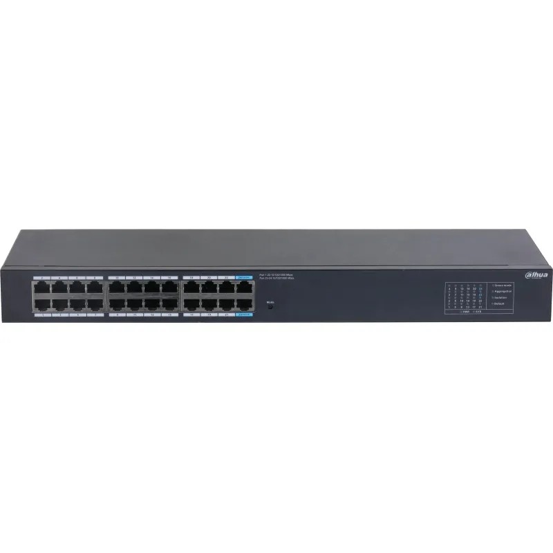 Коммутатор DAHUA DH-SG1024 24-порт гб неуправ, 22xRJ45 1Gb,uplink,48 Гбит/с