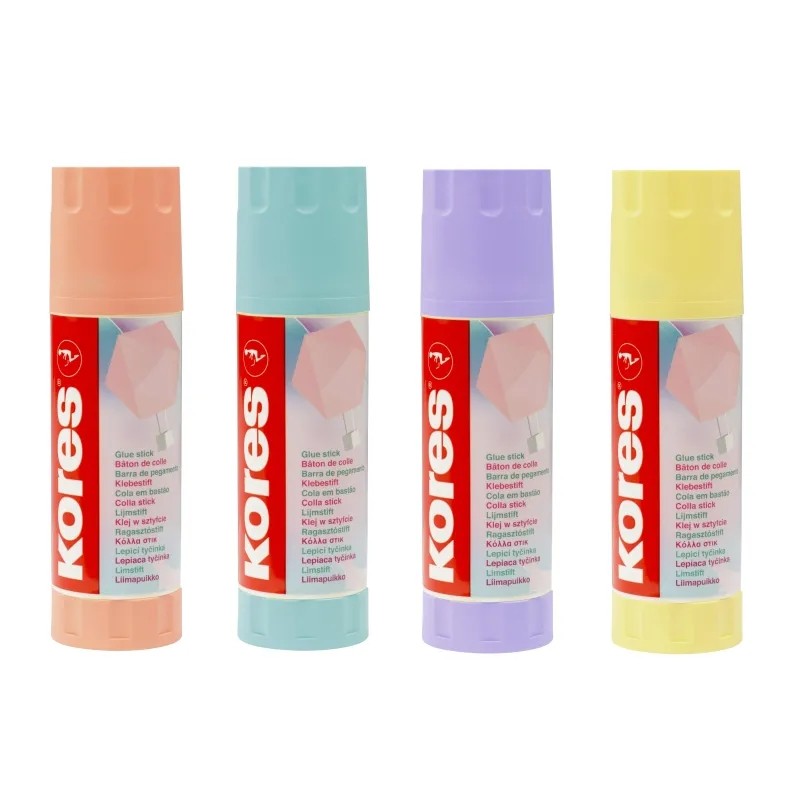 Клей карандаш Kores Pastel 40 г цвет в ассортименте