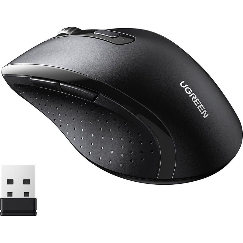 Мышь компьютерная Ugreen M511 (45012) Ergonomic беспров. 2.4 GHz черн