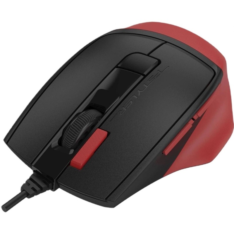 Мышь компьютерная A4Tech Fstyler FM45S Air красный/черн 2400dpi silent/7but