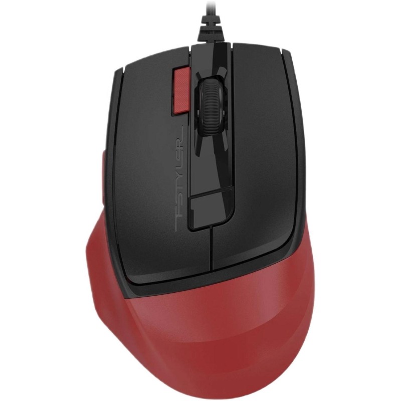 Мышь компьютерная A4Tech Fstyler FM45S Air красный/черн 2400dpi silent/7but