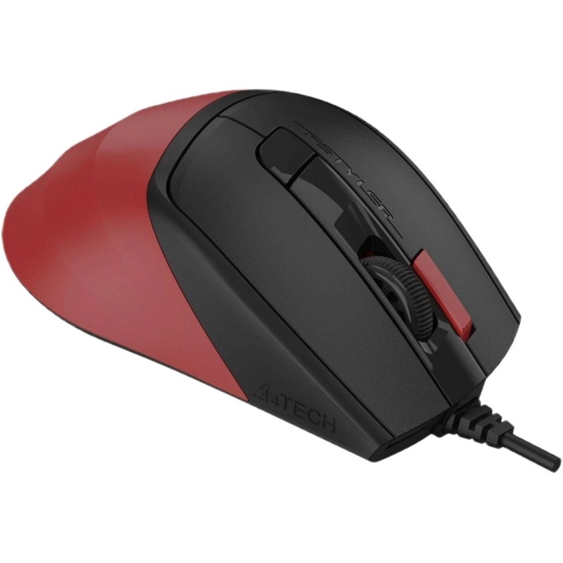 Мышь компьютерная A4Tech Fstyler FM45S Air красный/черн 2400dpi silent/7but