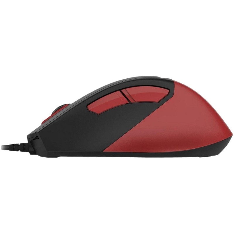 Мышь компьютерная A4Tech Fstyler FM45S Air красный/черн 2400dpi silent/7but