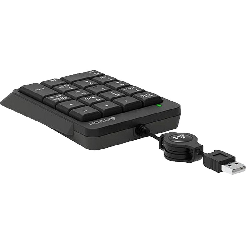 Клавиатура (Числовой блок) A4Tech Fstyler FK13 серый USB slim для ноутбука