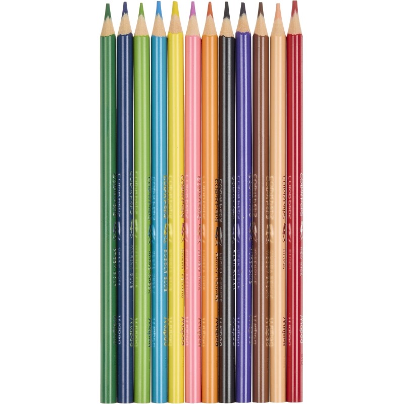 Карандаши цветные Maped COLOR&#039;PEPS трехгранные,пластик,12цв/наб,862702