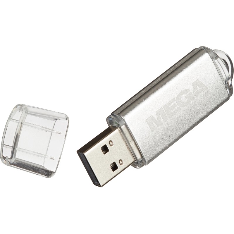 Флеш-память Promega Jet 64GB USB2.0 серебро, металл, под лого NTG358U2064GS