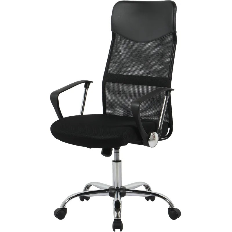 Кресло BN_Hg_EChair-588 TTW сетка/ткань/кожзам черный хром Кресло BN_Hg_EChair-588 TTW сетка/ткань/кожзам черный хром