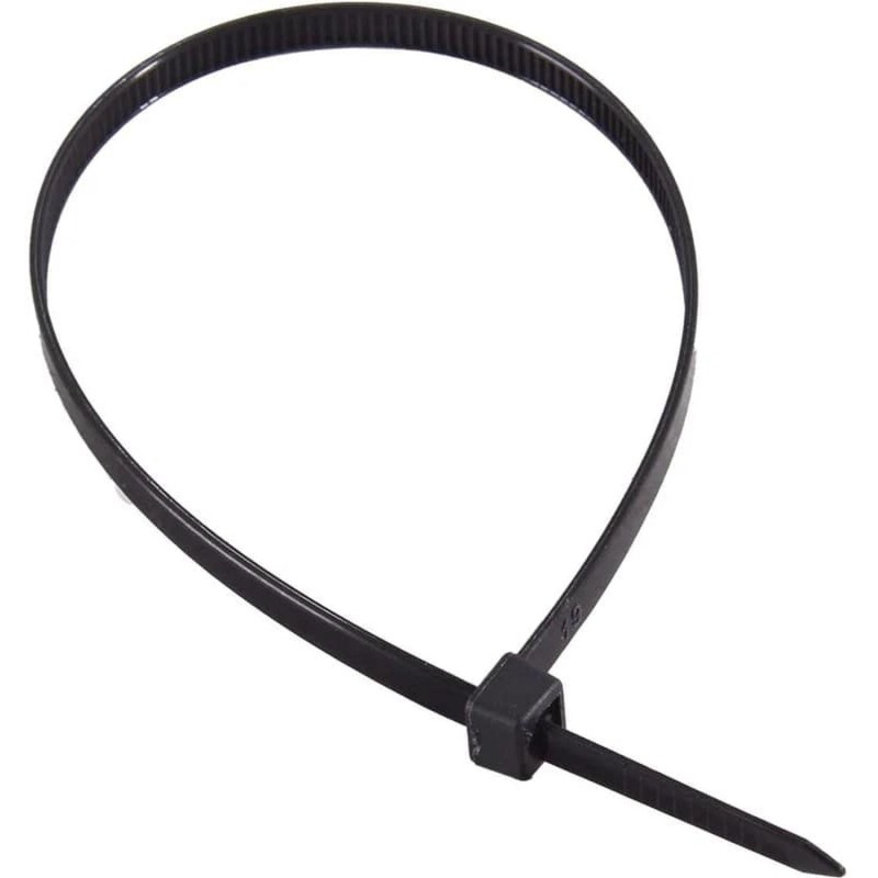 Хомут нейлоновый 4,8x250 Ч (100шт) Вихрь